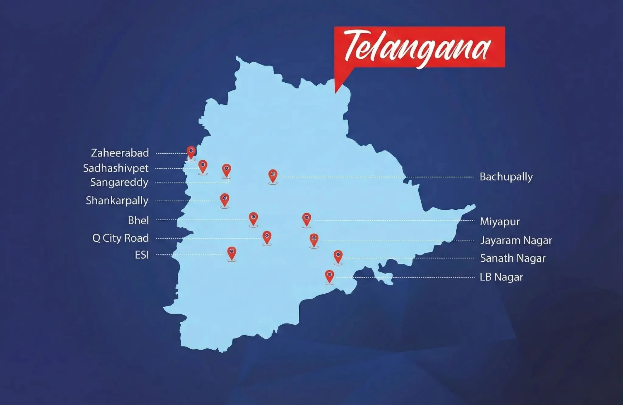 Telangana Map